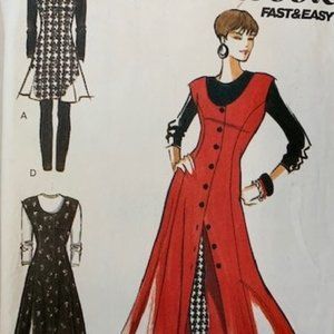 Women's Butterick #6482 Dress Sewing Pattern